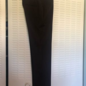 Chocolate brown straight leg pants with side zipper. Size 6L. From Talbot’s.